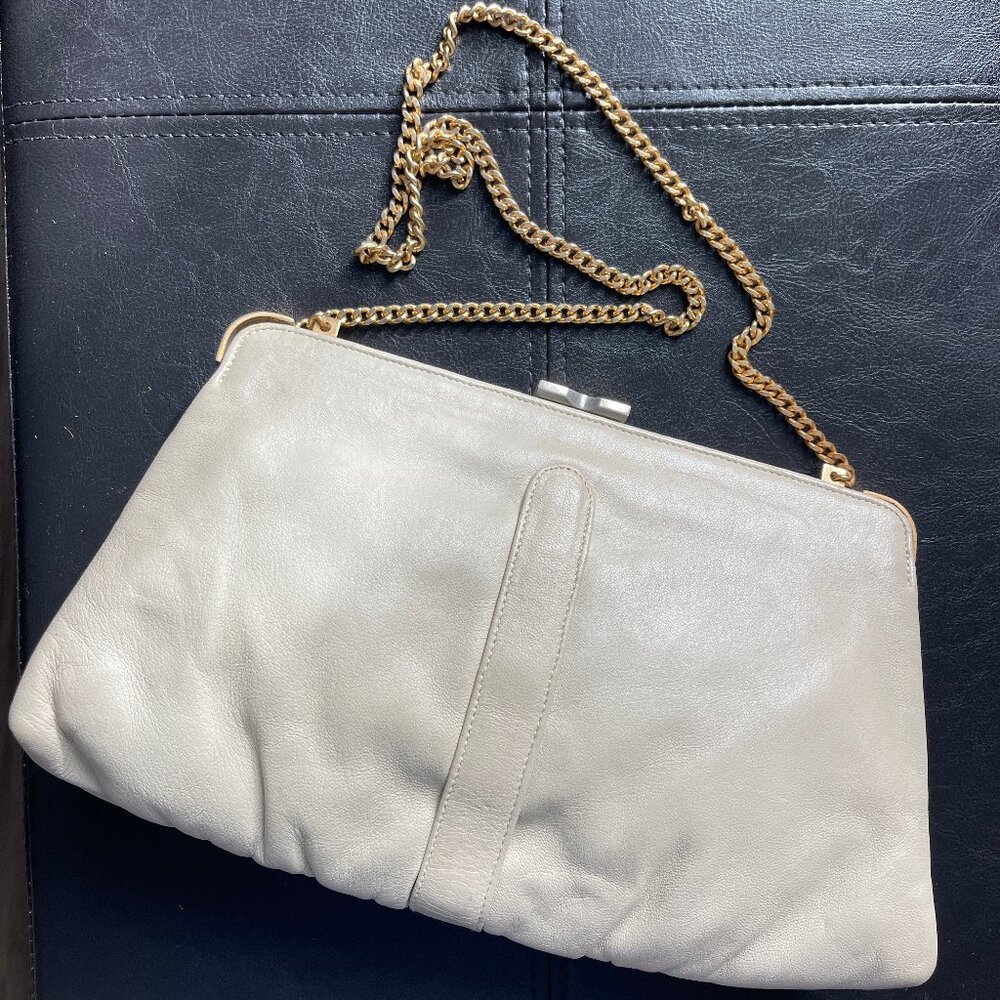 Bernard Nerson Paris crossbody bag David's Palm Beach made in France Milk color